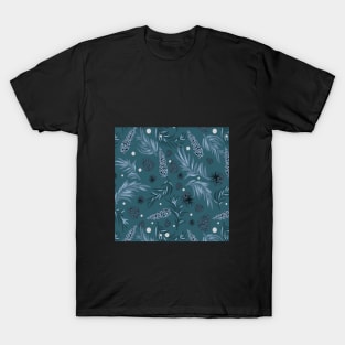 #Christmas #Pattern #Pine #Snow 15 T-Shirt